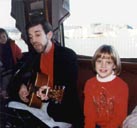 Libby, my Riverboat sing-along helper 